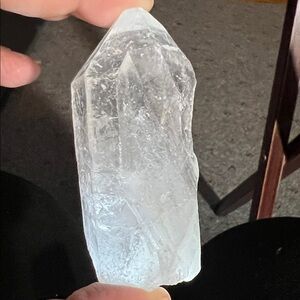 Clear Quartz Crystal Point - Natural Raw Specimen